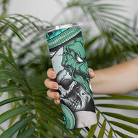 Infernal Trio Skinny Tumbler Skull, Viper, and Sinister Snake - Wonder Print Shop