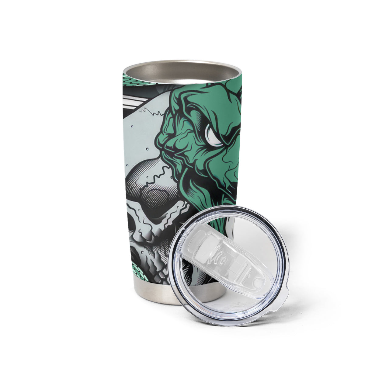 Infernal Trio Tumbler Cup Skull, Viper, and Sinister Snake - Wonder Print Shop