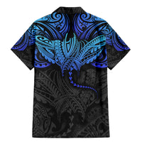 Polynesian Ray Pattern Family Matching Mermaid Dress and Hawaiian Shirt - Wonder Print Shop