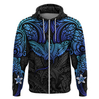 Polynesian Ray Pattern Hoodie - Wonder Print Shop