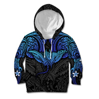 Polynesian Ray Pattern Kid Hoodie - Wonder Print Shop