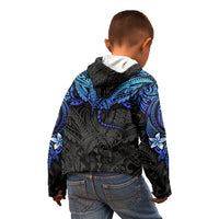 Polynesian Ray Pattern Kid Hoodie - Wonder Print Shop