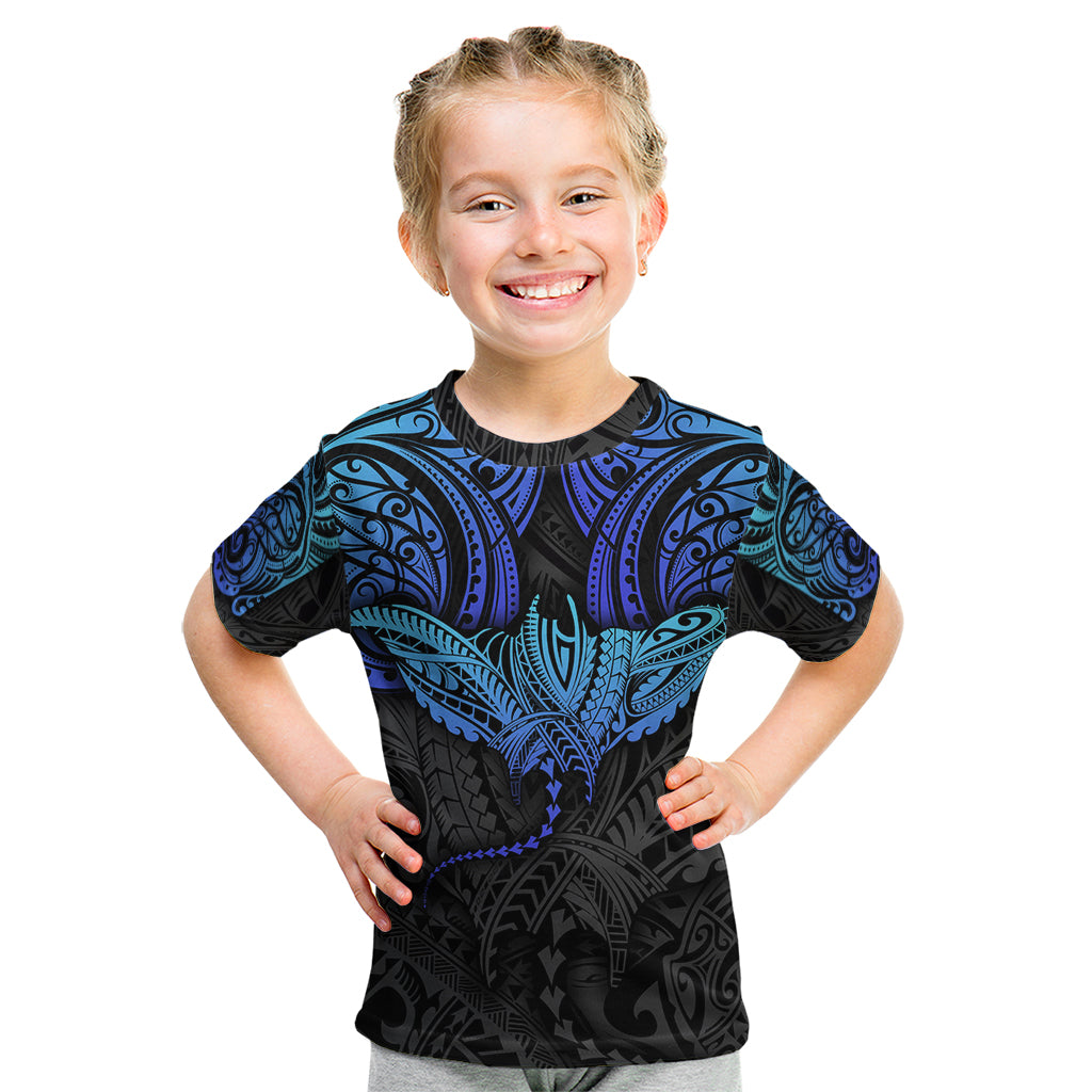 Polynesian Ray Pattern Kid T Shirt - Wonder Print Shop