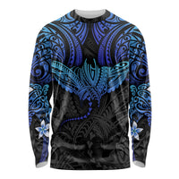 Polynesian Ray Pattern Long Sleeve Shirt - Wonder Print Shop