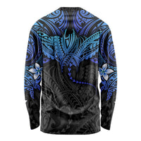 Polynesian Ray Pattern Long Sleeve Shirt - Wonder Print Shop