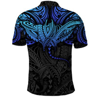 Polynesian Ray Pattern Polo Shirt - Wonder Print Shop