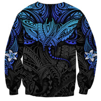 Polynesian Ray Pattern Sweatshirt - Wonder Print Shop