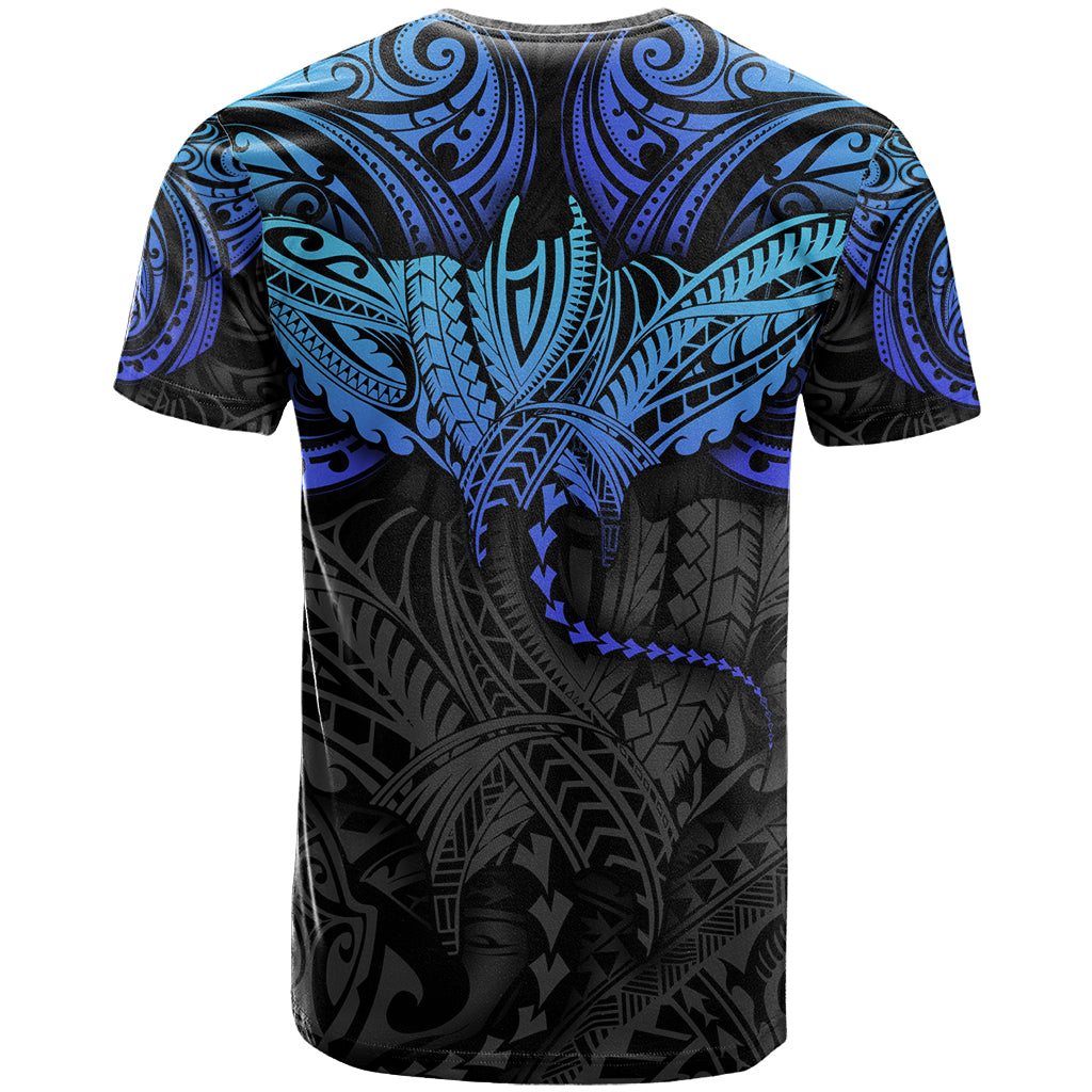Polynesian Ray Pattern T Shirt - Wonder Print Shop