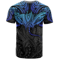 Polynesian Ray Pattern T Shirt - Wonder Print Shop