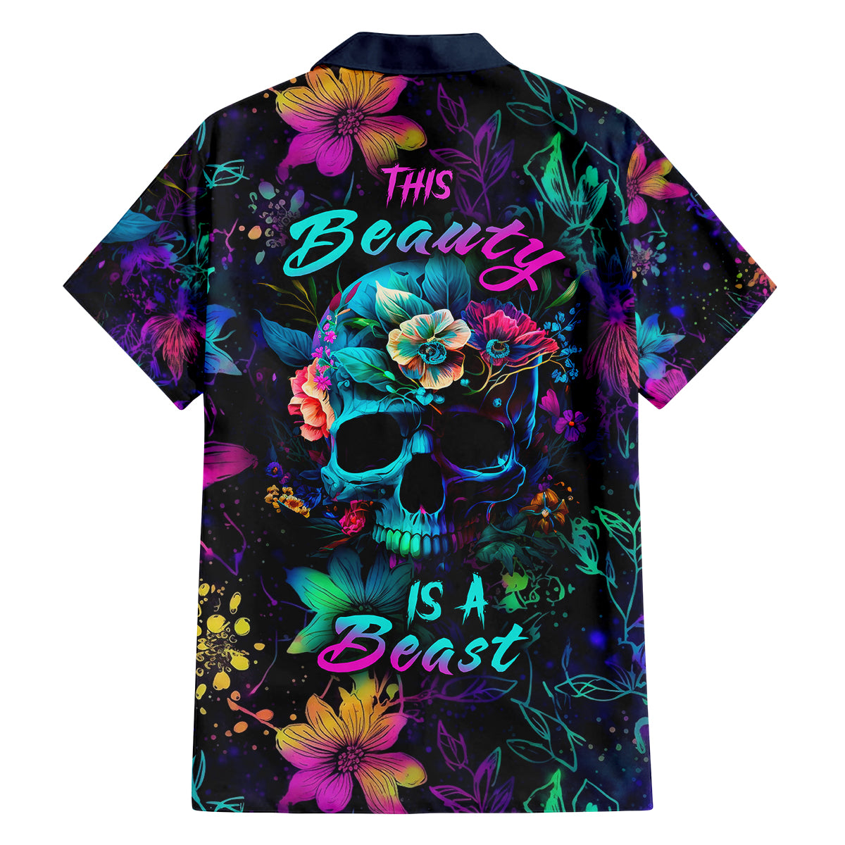 This Beauty Is a Beast Family Matching Tank Maxi Dress and Hawaiian Shirt - Wonder Print Shop