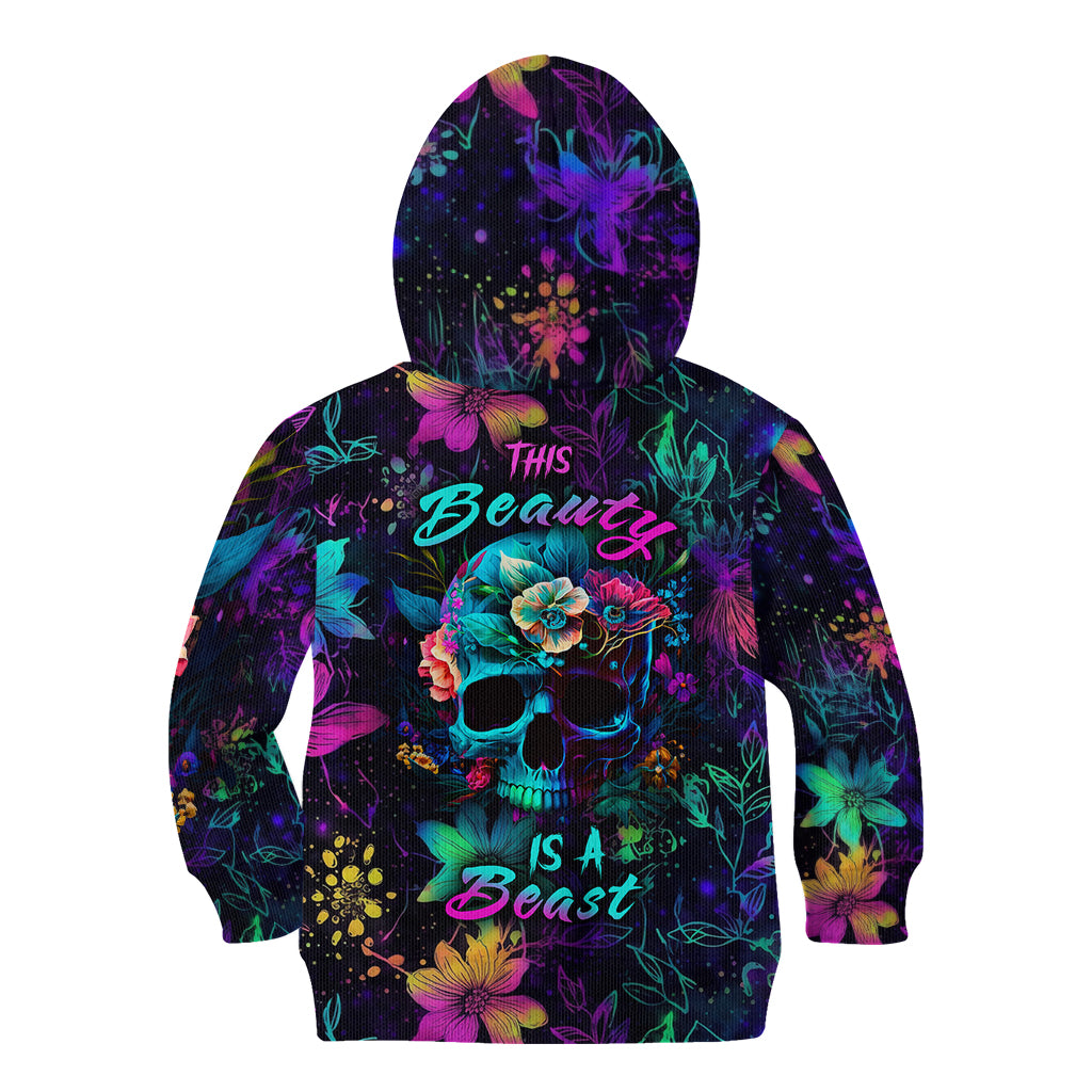 This Beauty Is a Beast Kid Hoodie - Wonder Print Shop