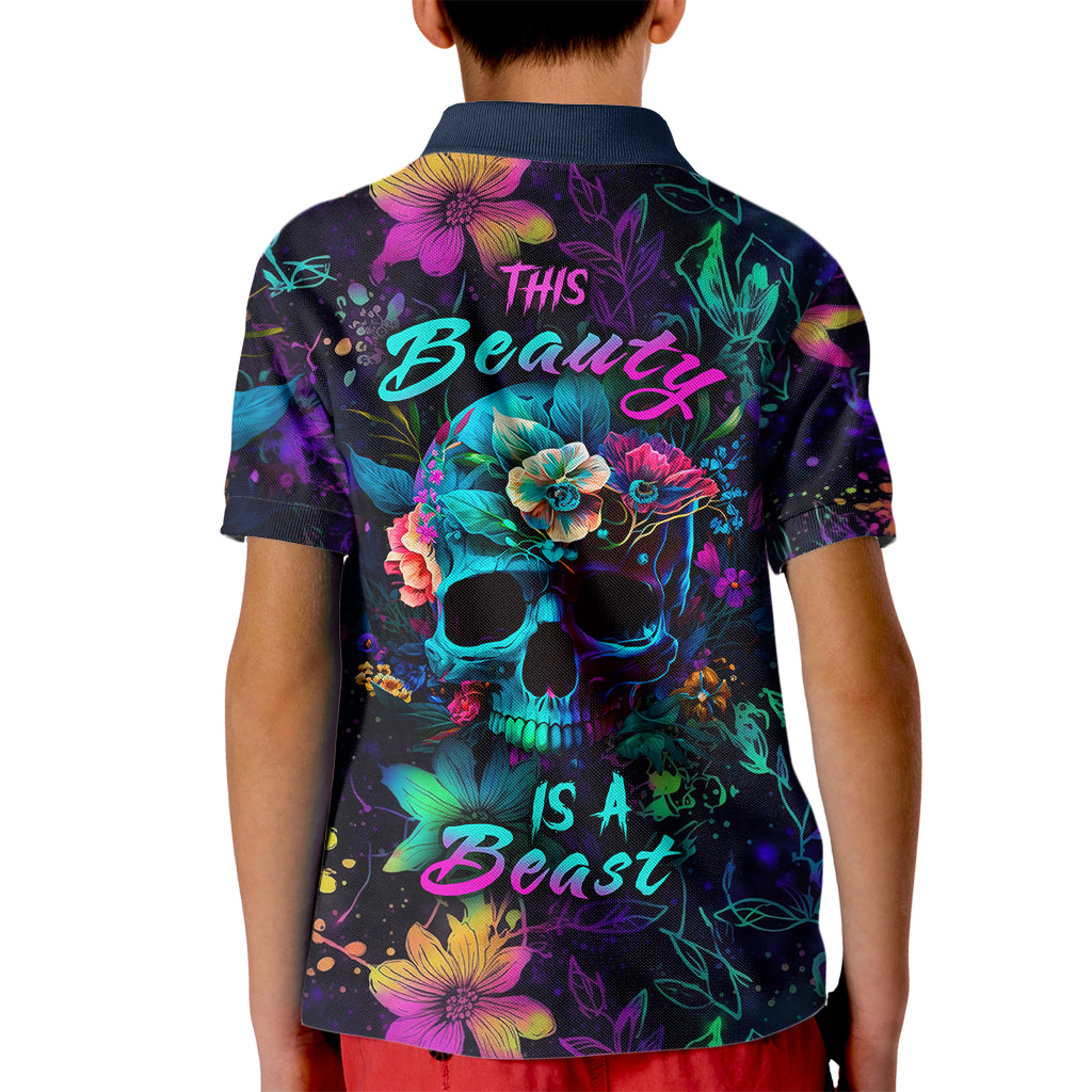 This Beauty Is a Beast Kid Polo Shirt - Wonder Print Shop