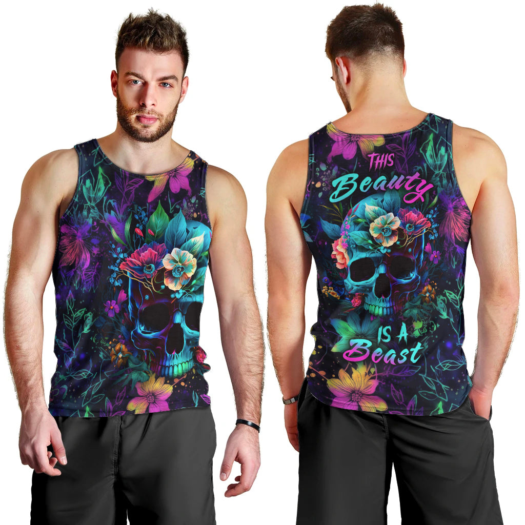 This Beauty Is a Beast Men Tank Top - Wonder Print Shop