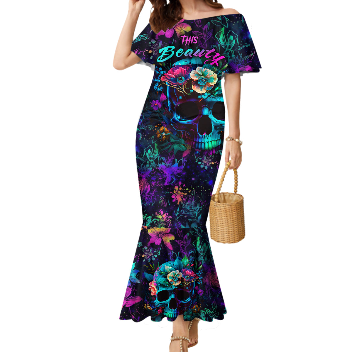 This Beauty Is a Beast Mermaid Dress - Wonder Print Shop