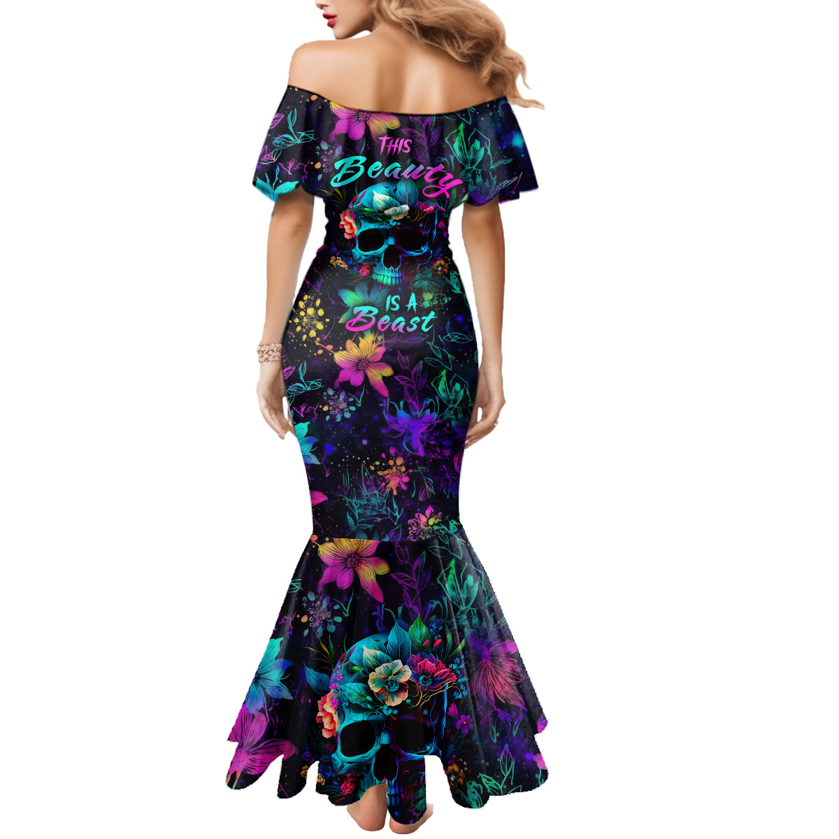 This Beauty Is a Beast Mermaid Dress - Wonder Print Shop