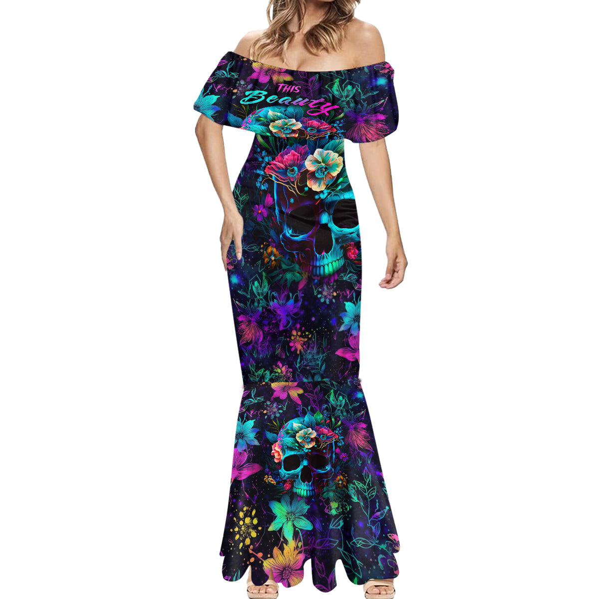 This Beauty Is a Beast Mermaid Dress - Wonder Print Shop