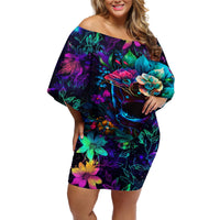 This Beauty Is a Beast Off Shoulder Short Dress - Wonder Print Shop