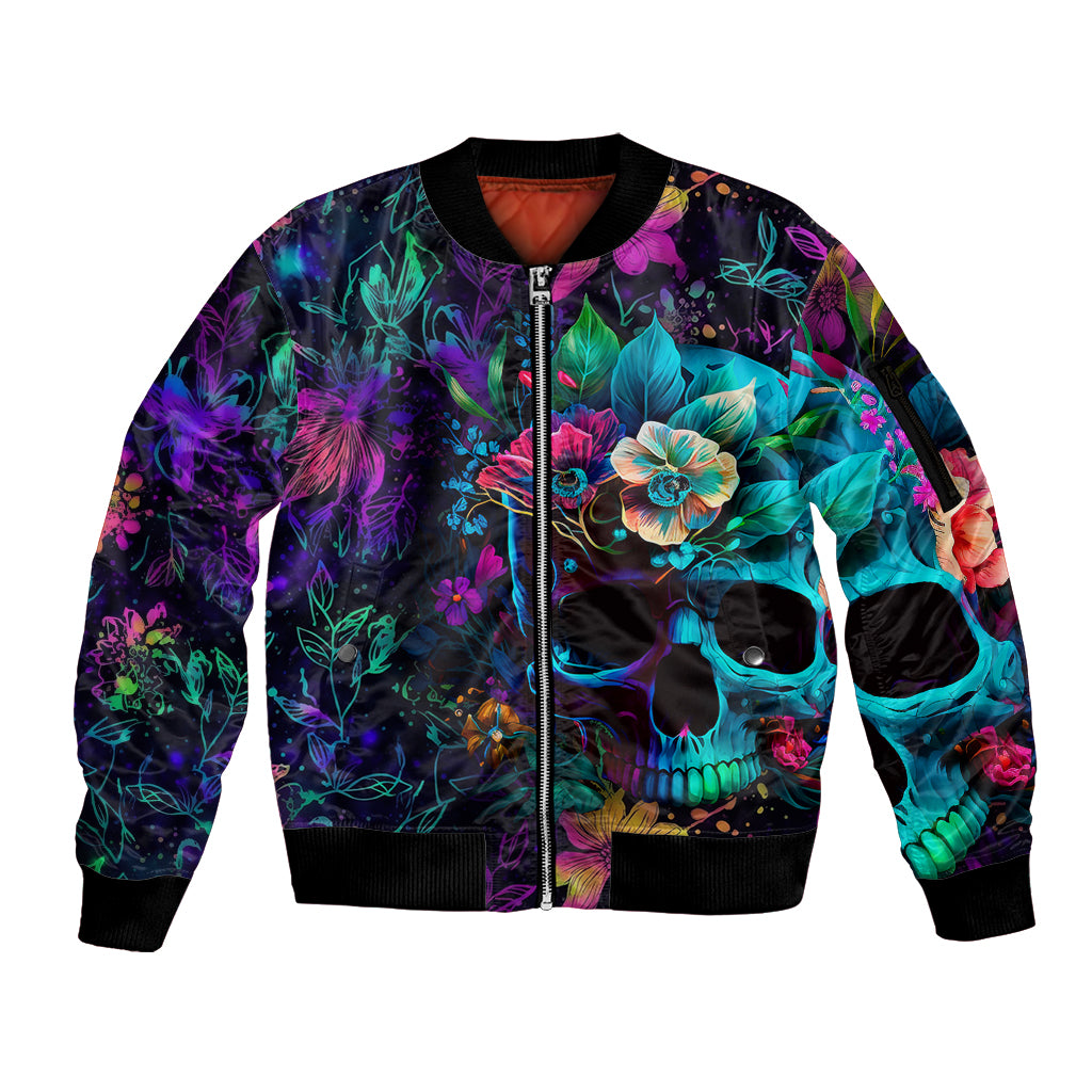 This Beauty Is a Beast Sleeve Zip Bomber Jacket - Wonder Print Shop