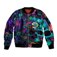 This Beauty Is a Beast Sleeve Zip Bomber Jacket - Wonder Print Shop