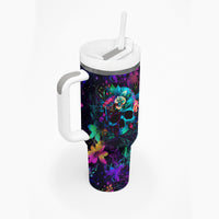 This Beauty Is a Beast Tumbler With Handle - Wonder Print Shop