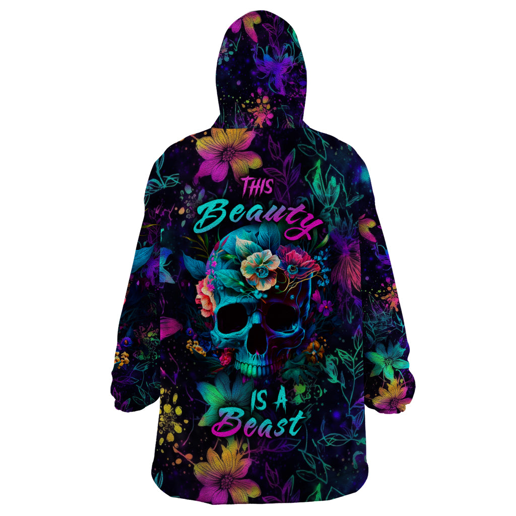 This Beauty Is a Beast Wearable Blanket Hoodie - Wonder Print Shop
