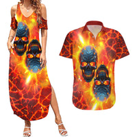 I Hold a Beast an Angel and a Madman In Me Couples Matching Summer Maxi Dress and Hawaiian Shirt - Wonder Print Shop