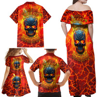 I Hold a Beast an Angel and a Madman In Me Family Matching Off Shoulder Maxi Dress and Hawaiian Shirt - Wonder Print Shop