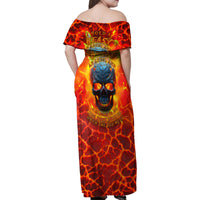 I Hold a Beast an Angel and a Madman In Me Family Matching Off Shoulder Maxi Dress and Hawaiian Shirt - Wonder Print Shop