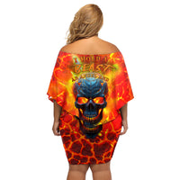 I Hold a Beast an Angel and a Madman In Me Family Matching Off Shoulder Short Dress and Hawaiian Shirt - Wonder Print Shop