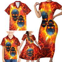 I Hold a Beast an Angel and a Madman In Me Family Matching Short Sleeve Bodycon Dress and Hawaiian Shirt - Wonder Print Shop