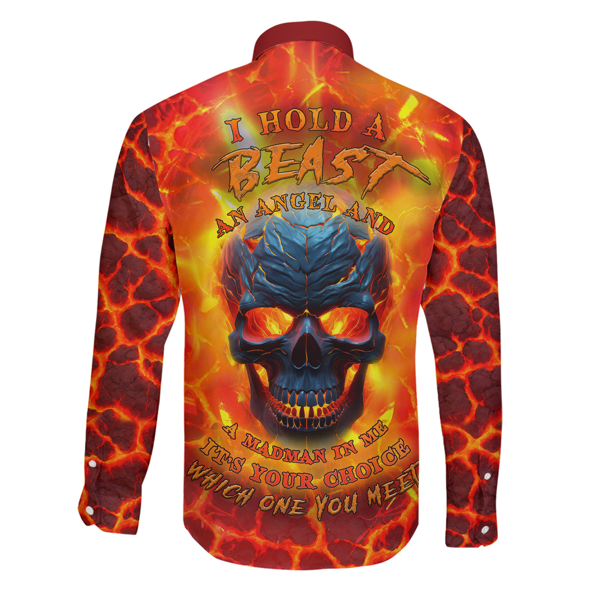 I Hold a Beast an Angel and a Madman In Me Family Matching Short Sleeve Bodycon Dress and Hawaiian Shirt - Wonder Print Shop