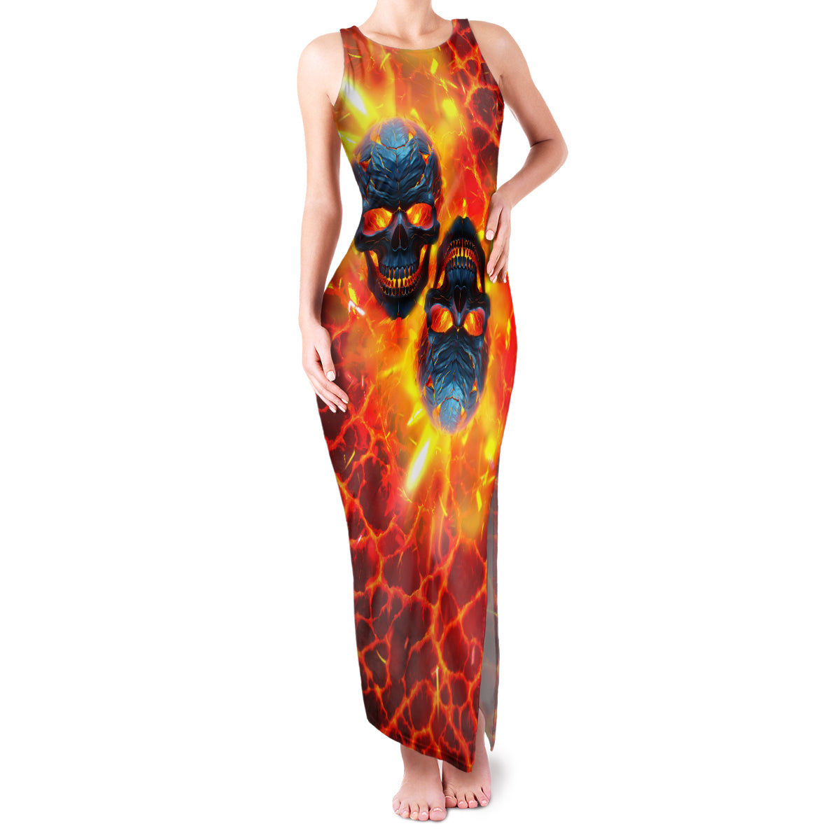 I Hold a Beast an Angel and a Madman In Me Family Matching Tank Maxi Dress and Hawaiian Shirt - Wonder Print Shop