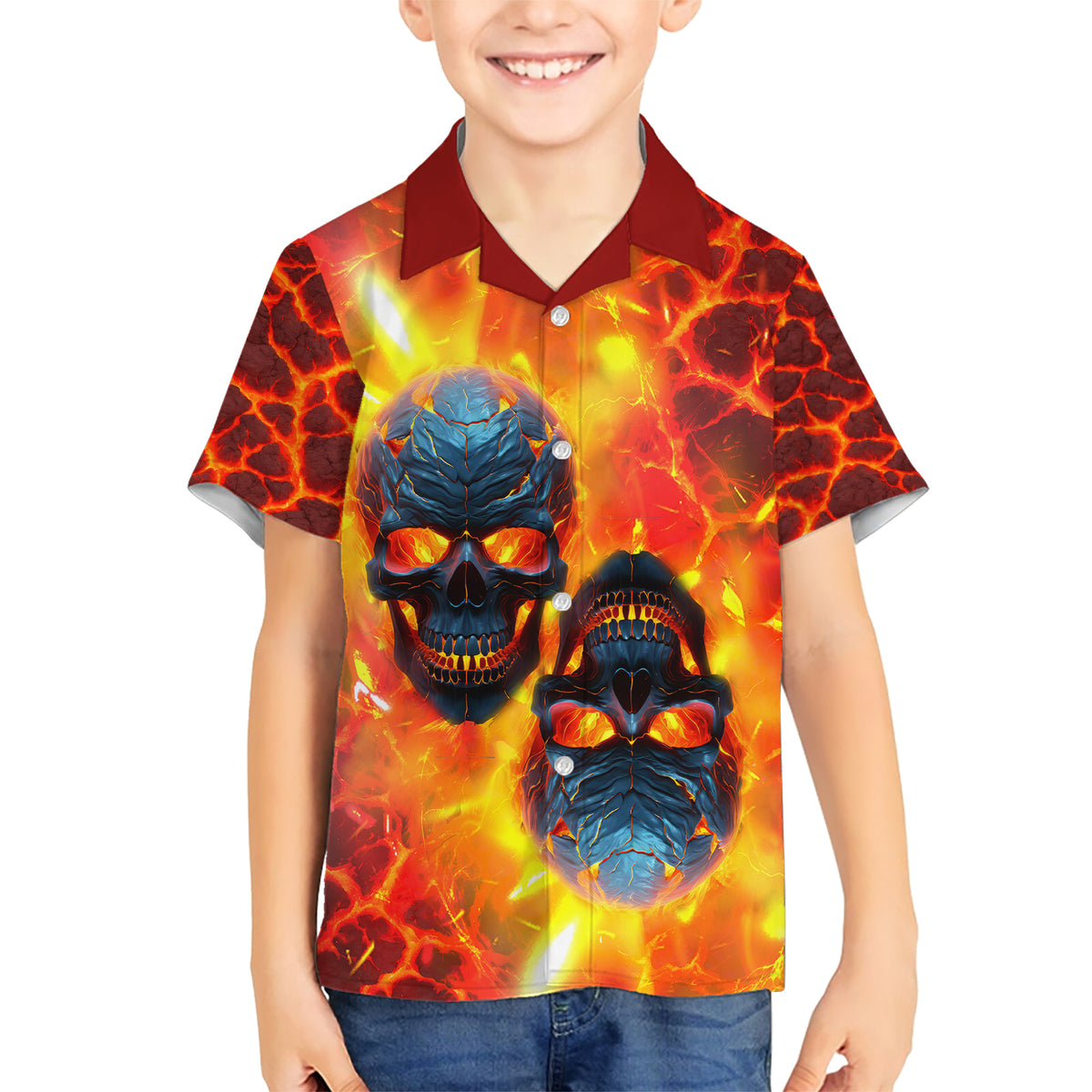 I Hold a Beast an Angel and a Madman In Me Kid Hawaiian Shirt - Wonder Print Shop