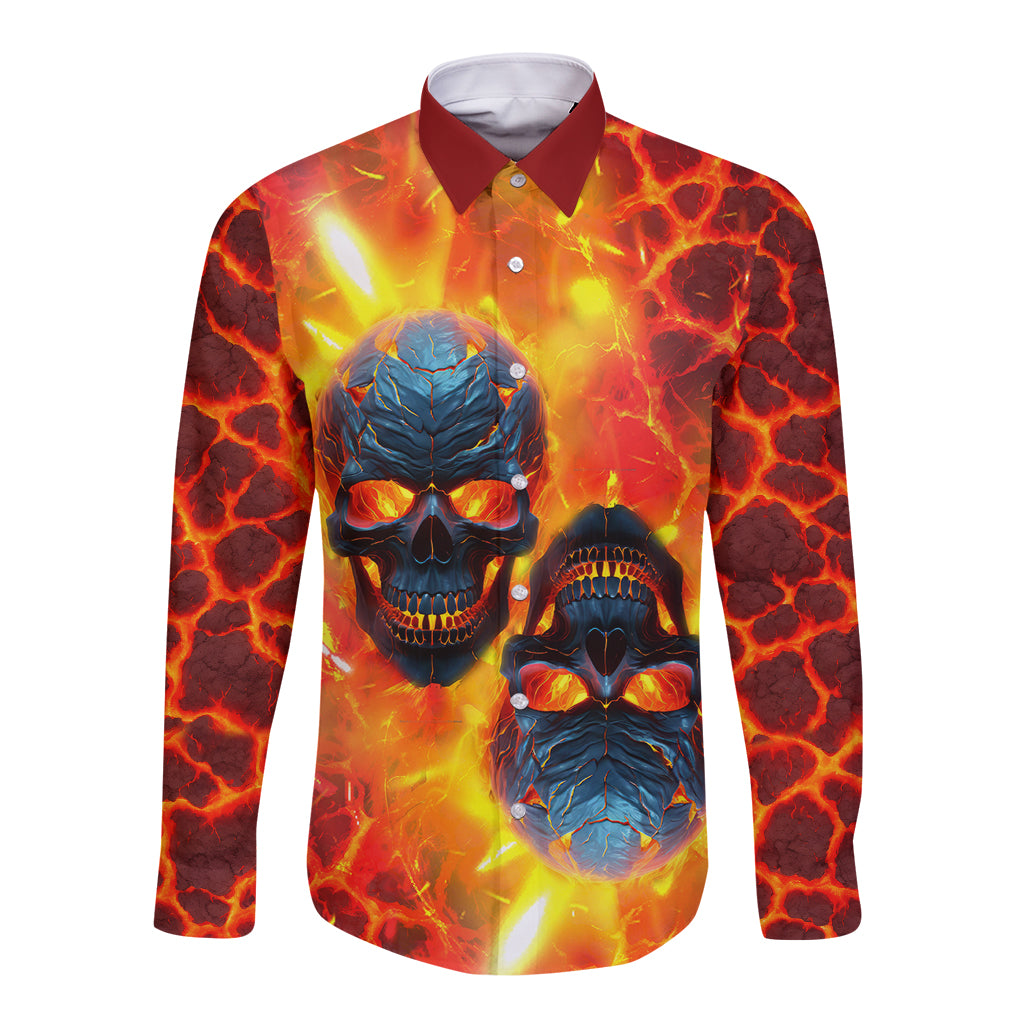 I Hold a Beast an Angel and a Madman In Me Long Sleeve Button Shirt - Wonder Print Shop