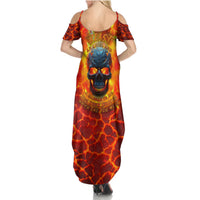 I Hold a Beast an Angel and a Madman In Me Summer Maxi Dress - Wonder Print Shop