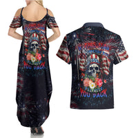 If This Flag Offends You I'll Help You Pack Couples Matching Summer Maxi Dress and Hawaiian Shirt - Wonder Print Shop
