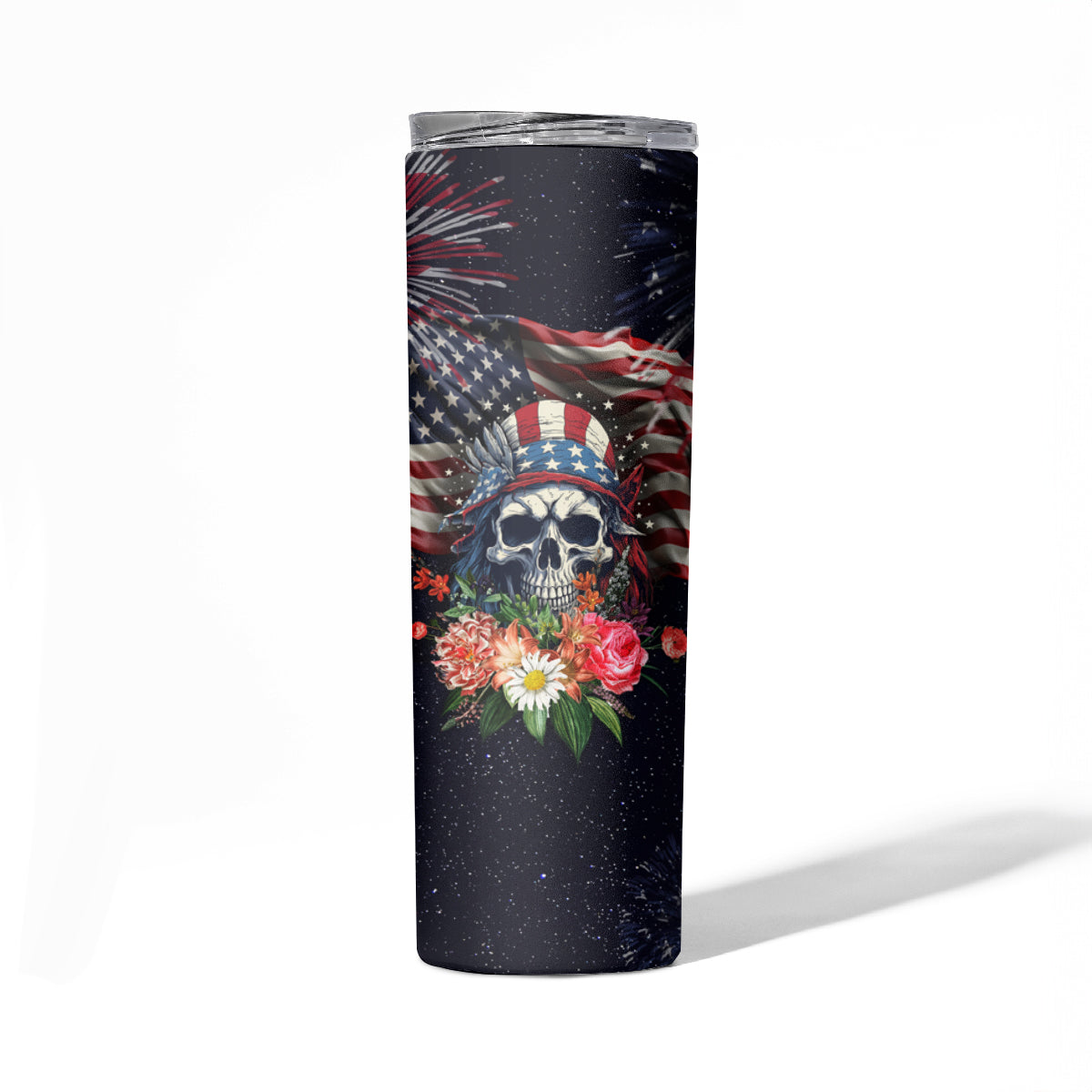 If This Flag Offends You I'll Help You Pack Skinny Tumbler - Wonder Print Shop