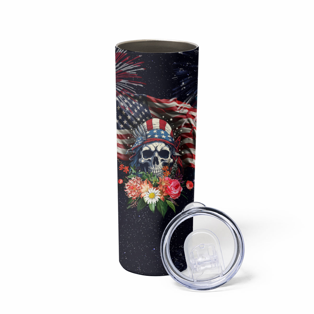 If This Flag Offends You I'll Help You Pack Skinny Tumbler - Wonder Print Shop