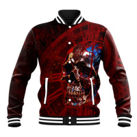 Time To Unleash A Little Hell!! Baseball Jacket - Wonder Print Shop