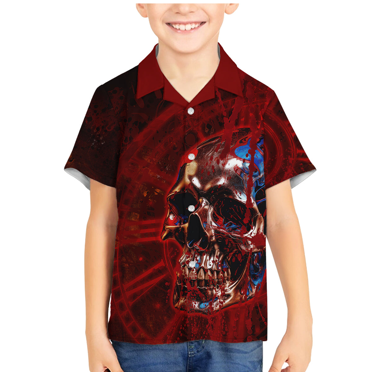 Time To Unleash A Little Hell!! Family Matching Mermaid Dress and Hawaiian Shirt - Wonder Print Shop