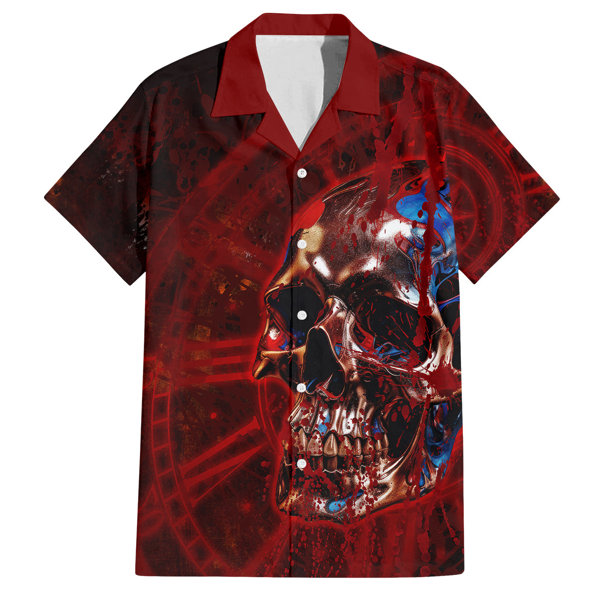 Time To Unleash A Little Hell!! Family Matching Off Shoulder Short Dress and Hawaiian Shirt - Wonder Print Shop