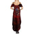 Time To Unleash A Little Hell!! Family Matching Summer Maxi Dress and Hawaiian Shirt - Wonder Print Shop