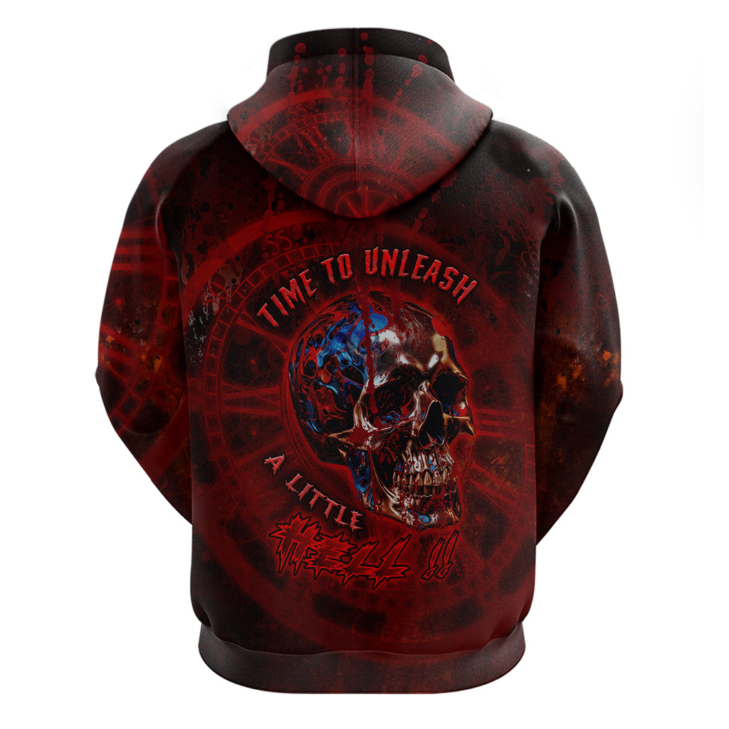 Time To Unleash A Little Hell!! Hoodie - Wonder Print Shop