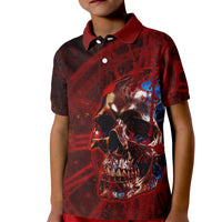Time To Unleash A Little Hell!! Kid Polo Shirt - Wonder Print Shop