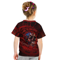 Time To Unleash A Little Hell!! Kid T Shirt - Wonder Print Shop
