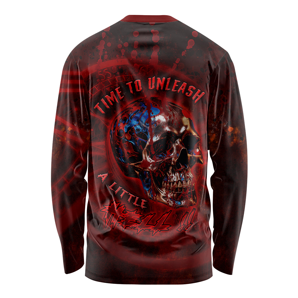Time To Unleash A Little Hell!! Long Sleeve Shirt - Wonder Print Shop