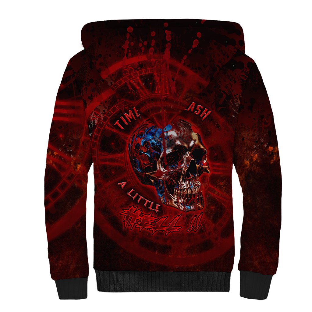 Time To Unleash A Little Hell!! Sherpa Hoodie - Wonder Print Shop