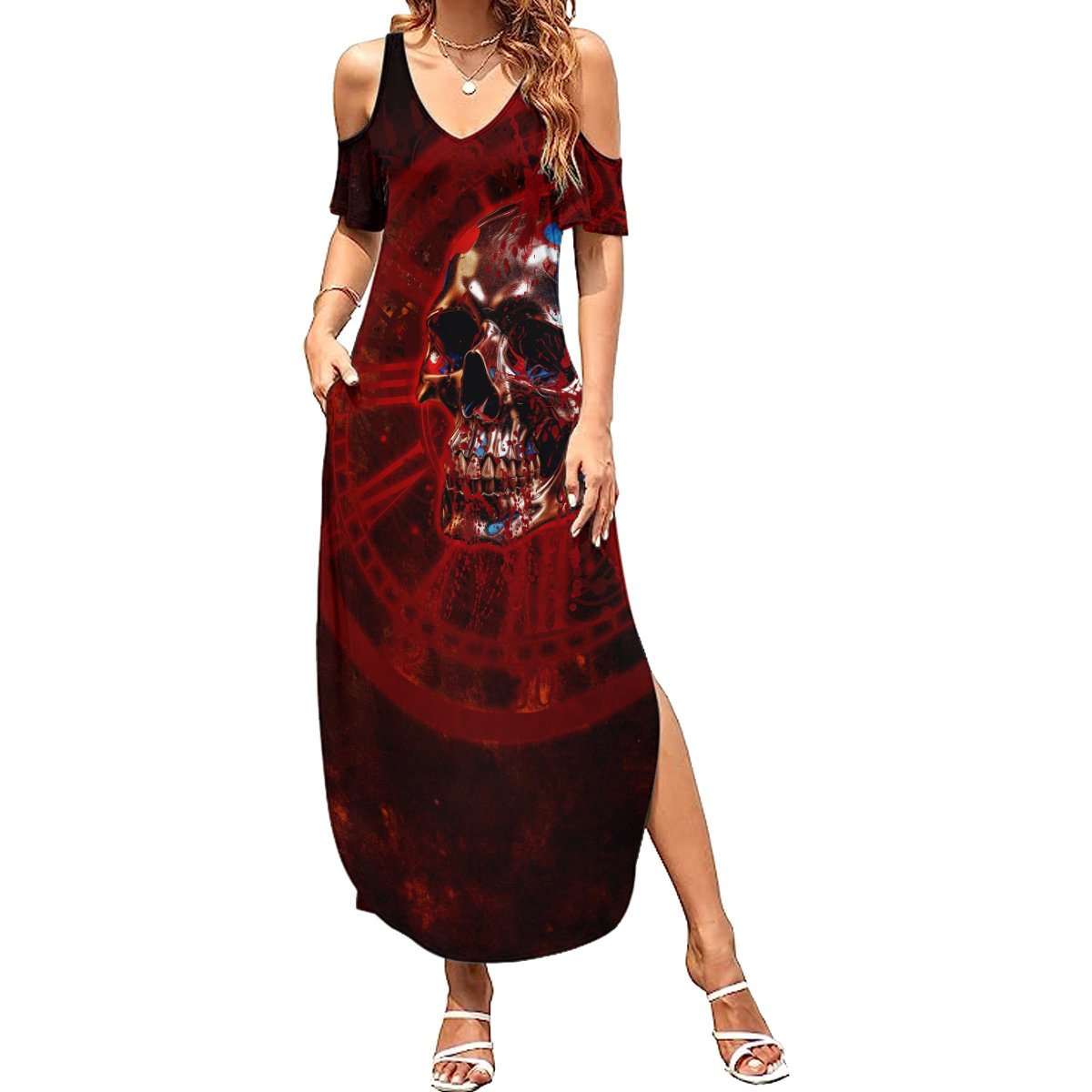 Time To Unleash A Little Hell!! Summer Maxi Dress - Wonder Print Shop