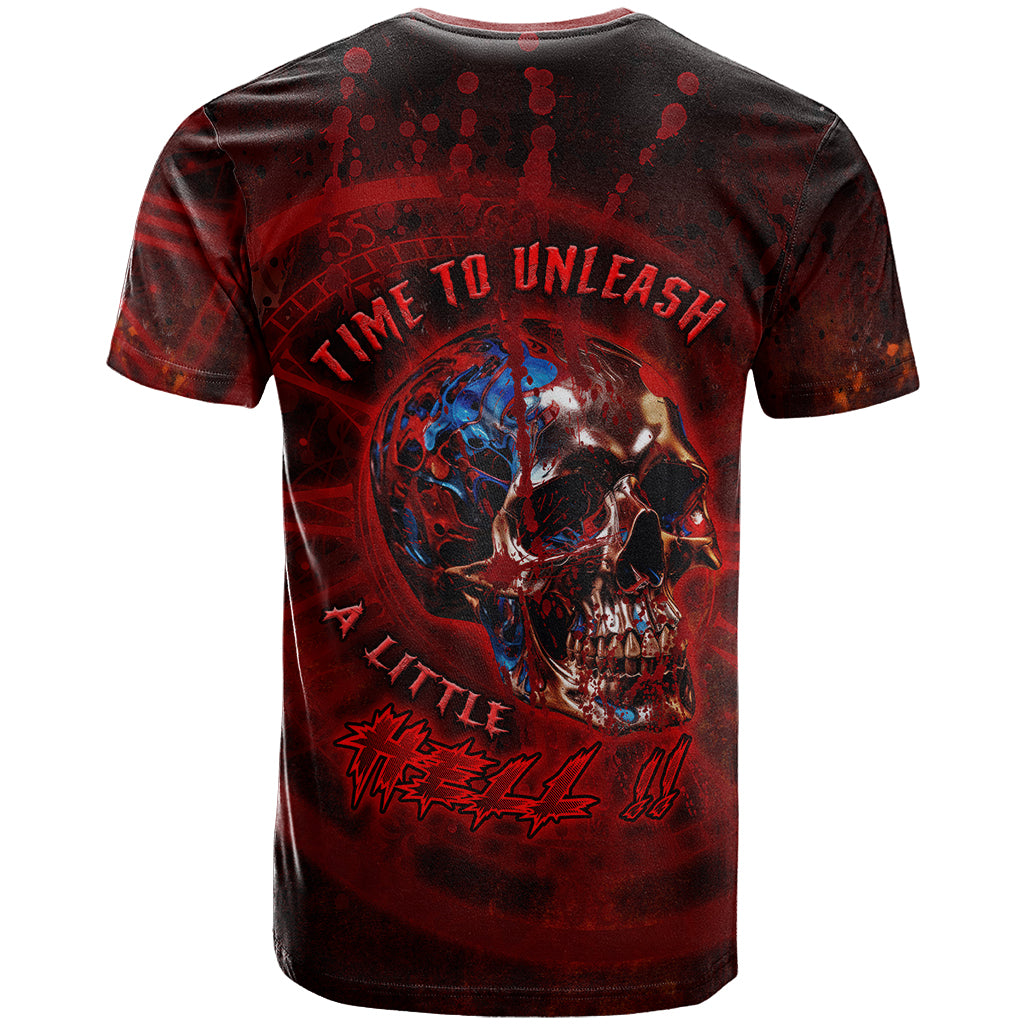Time To Unleash A Little Hell!! T Shirt - Wonder Print Shop