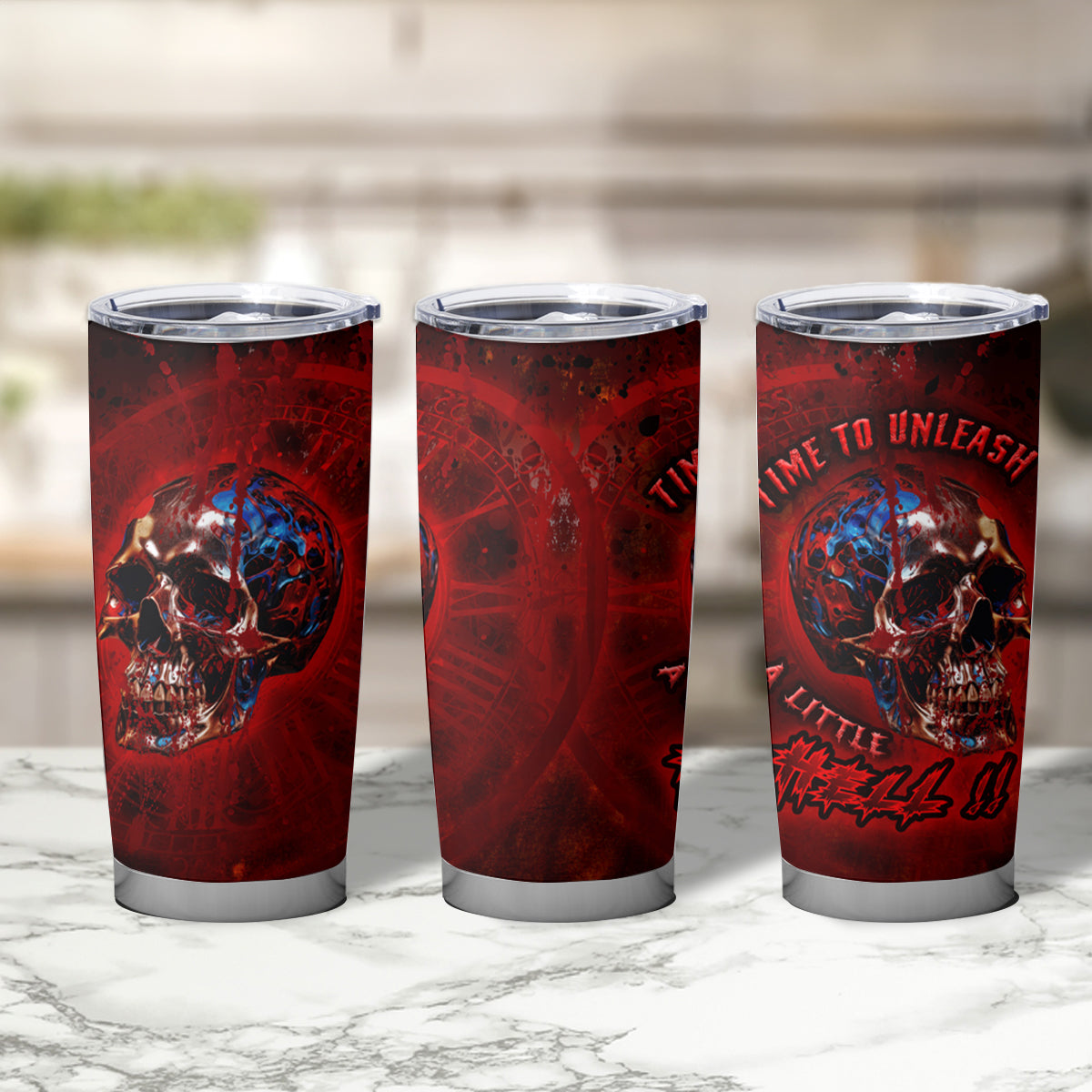 Time To Unleash A Little Hell!! Tumbler Cup - Wonder Print Shop